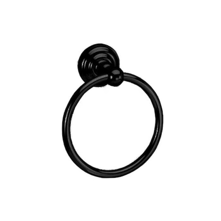 Orca Hardware Towel Ring, BL Black Finish 9160-BL